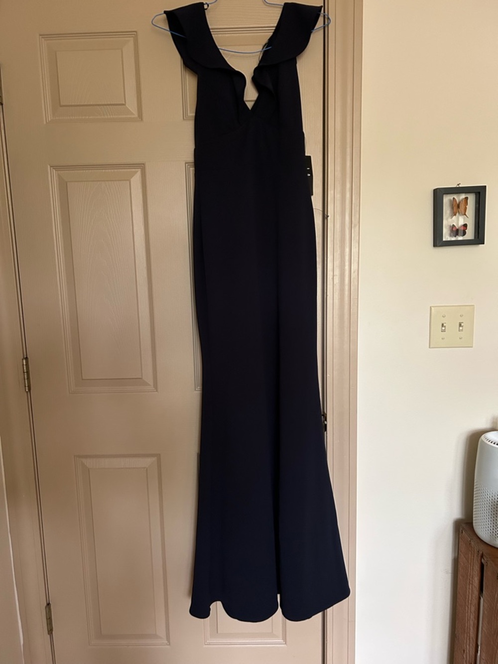 Lulu’s Perfect Opportunity Navy Blue Maxi Dress